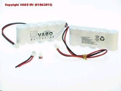 Ni-Cd 5sc ht zaz 6V 115 x 23 x 43 vue 1