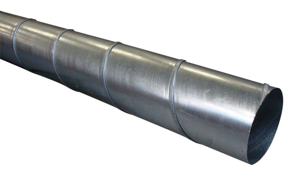 Sanutal tube galvanisé avec capuchons D315 / 3m / 0,6mm vue 1