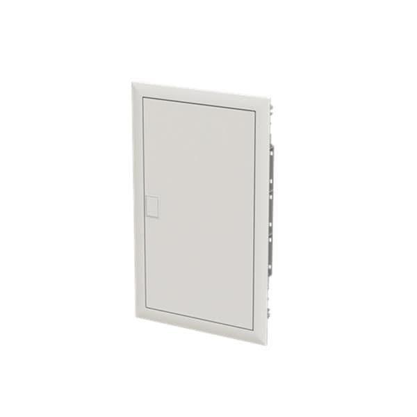 UK600 coffret encastré de 3 rangées soit (12 + 2) x 3 = 42 modules avec porte pleine vue 1
