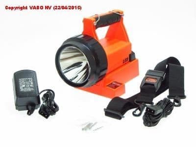 Fire Vulcan Led 12V / 230V IPX7 ABS 70 / 145lm 3 - 7h 840gr vue 1