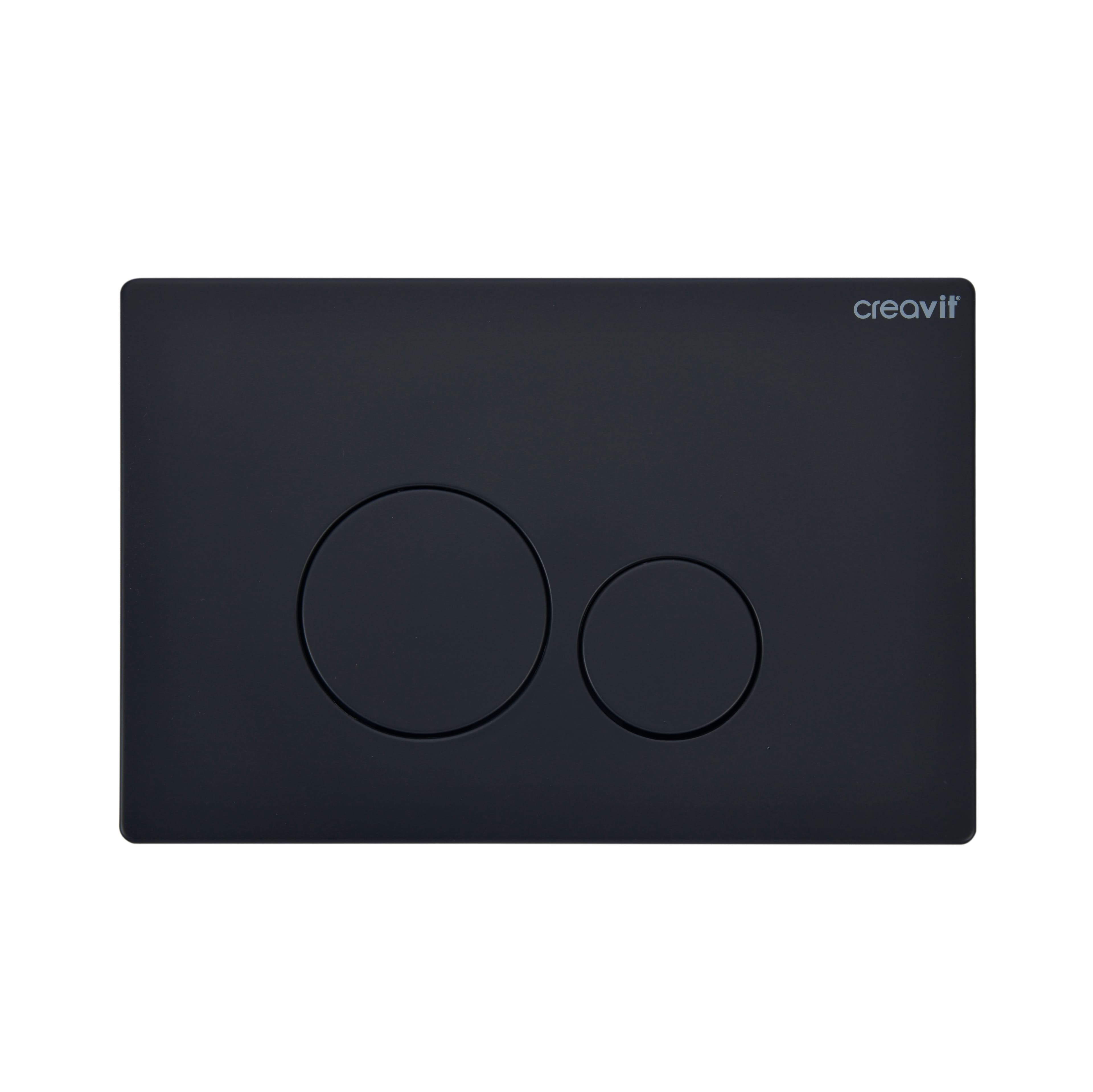 CREAVIT TERRA PLAQUE DE COMMANDE - NOIR CHARBON vue 1