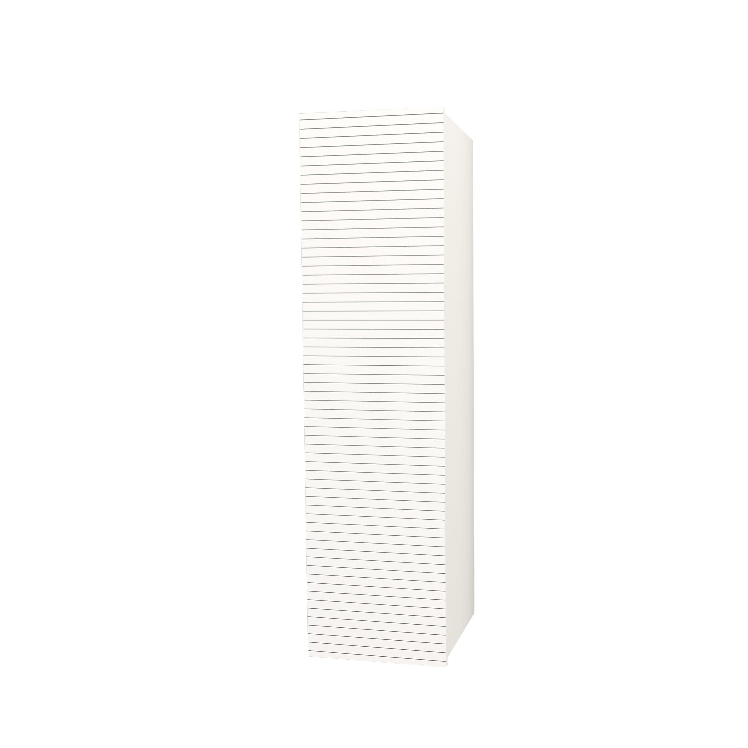 ELITE MEUBLE COLONNE AVEC RELIEF HORIZONTAL (135CM) - BLANC MAT vue 1