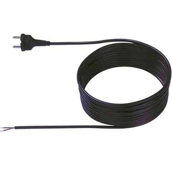 Cordon H05VV-F 2 x 1,0 Noir - 3m vue 1