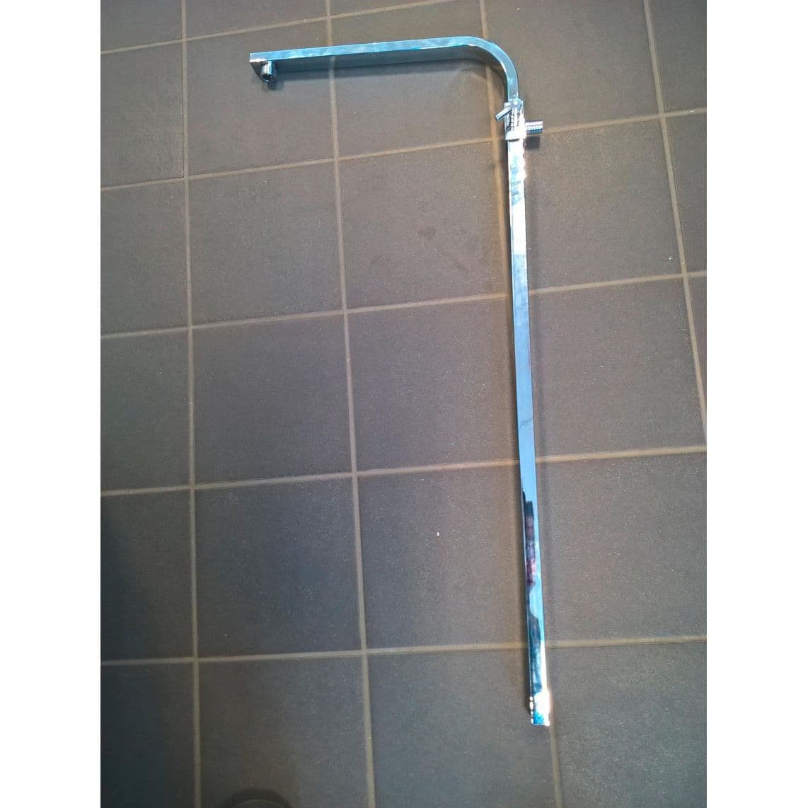 02438 Barre de douche, chromée, angulaire, par ex. pour 61045/2 vue 1
