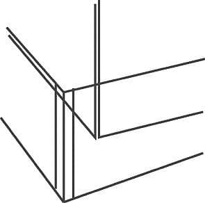 PLINTHE VINYL DEDECKER STUDIO L240 H15 BLANC vue 1