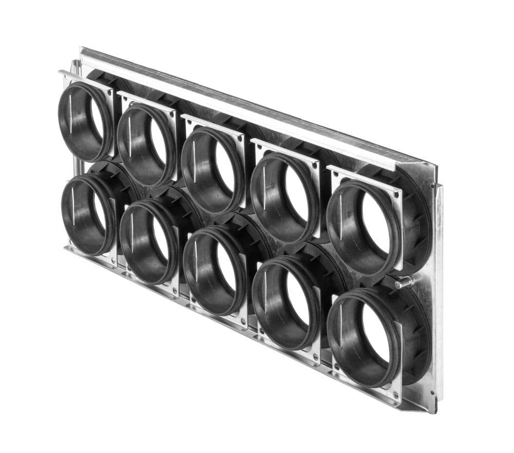 Zehnder ComfoWell CW-M 520 plaque de montage 10 x D90mm/P vue 1