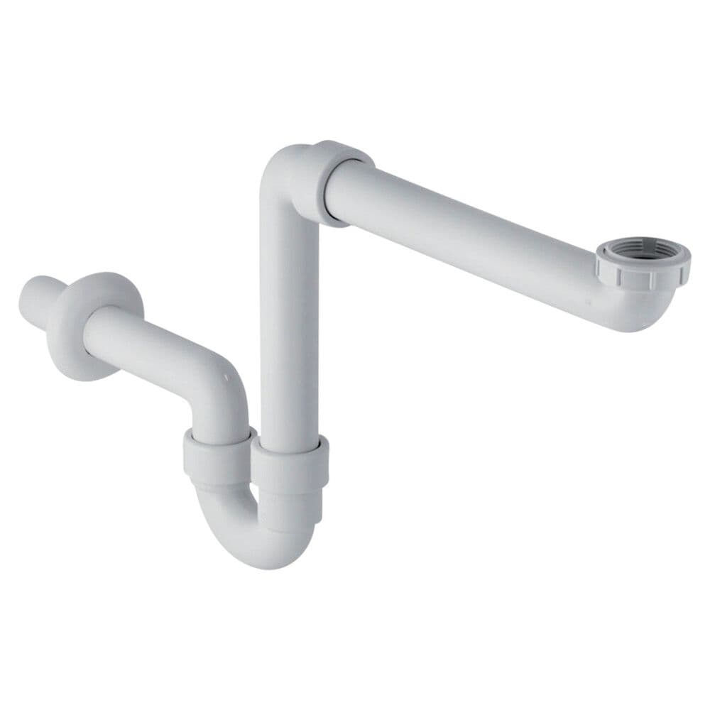 Geberit siphon tubulaire pour lavabo à encastrer 6/4" D 40 mm vue 1