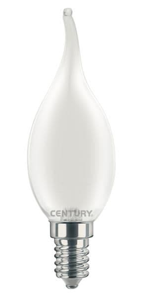 Lampe filament Led mat coup de vent - 4W - E14 - 4000K - 470lm - IP20 vue 1