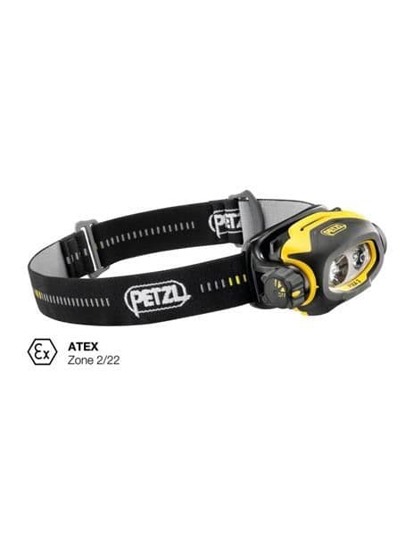 Lampe frontale Petzl Pixa 3 E78CHB-2 ATEX- PRO 160g 26h 2 x AA 100lm / 90m vue 1