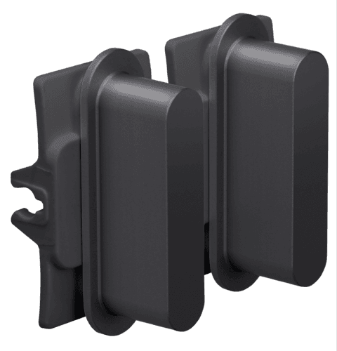 Ensemble Niko Rocker pour des fonctions de commutation double, couleur alu black vue 1