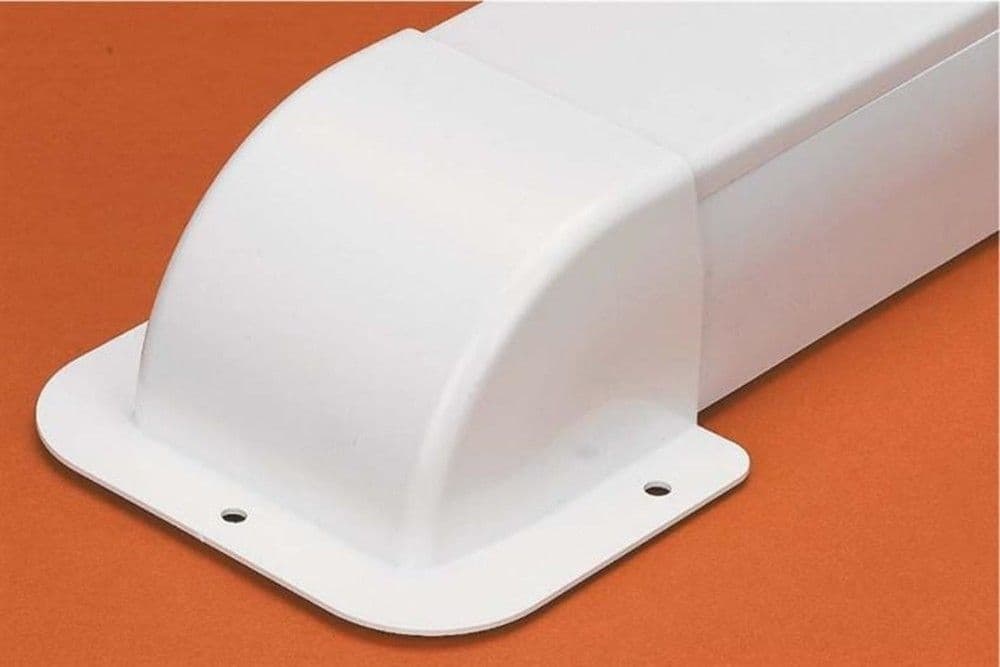 Optimal capuchon mural pour OD-80 RAL9003 1 pièce vue 1