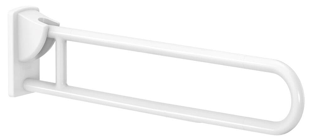 Delabie barre D32 L850mm rebattable nylon blanc vue 1