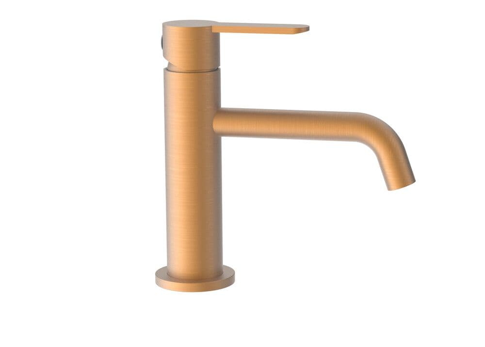 GO Van Marcke Verona mitigeur lavabo avec click-clack or rose brossé vue 1