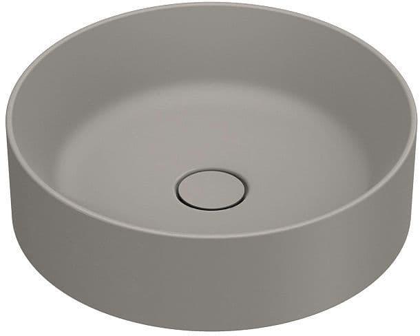 OPBOUWLAVABO ZERO CATALANO CATAGLAZE+ DIAMETER 45 H13 ZONDER OVERLOOP TORTORA SATINATO vue 1