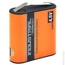 Pile Alcaline 4.5V 3LR12 5400mAh longueur 62mm largeur 22mm hauteur 67mm vue 1