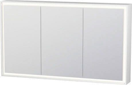 ARMOIRE TOILETTE LCUBE DURAVIT 120CM BLANC MAT vue 1