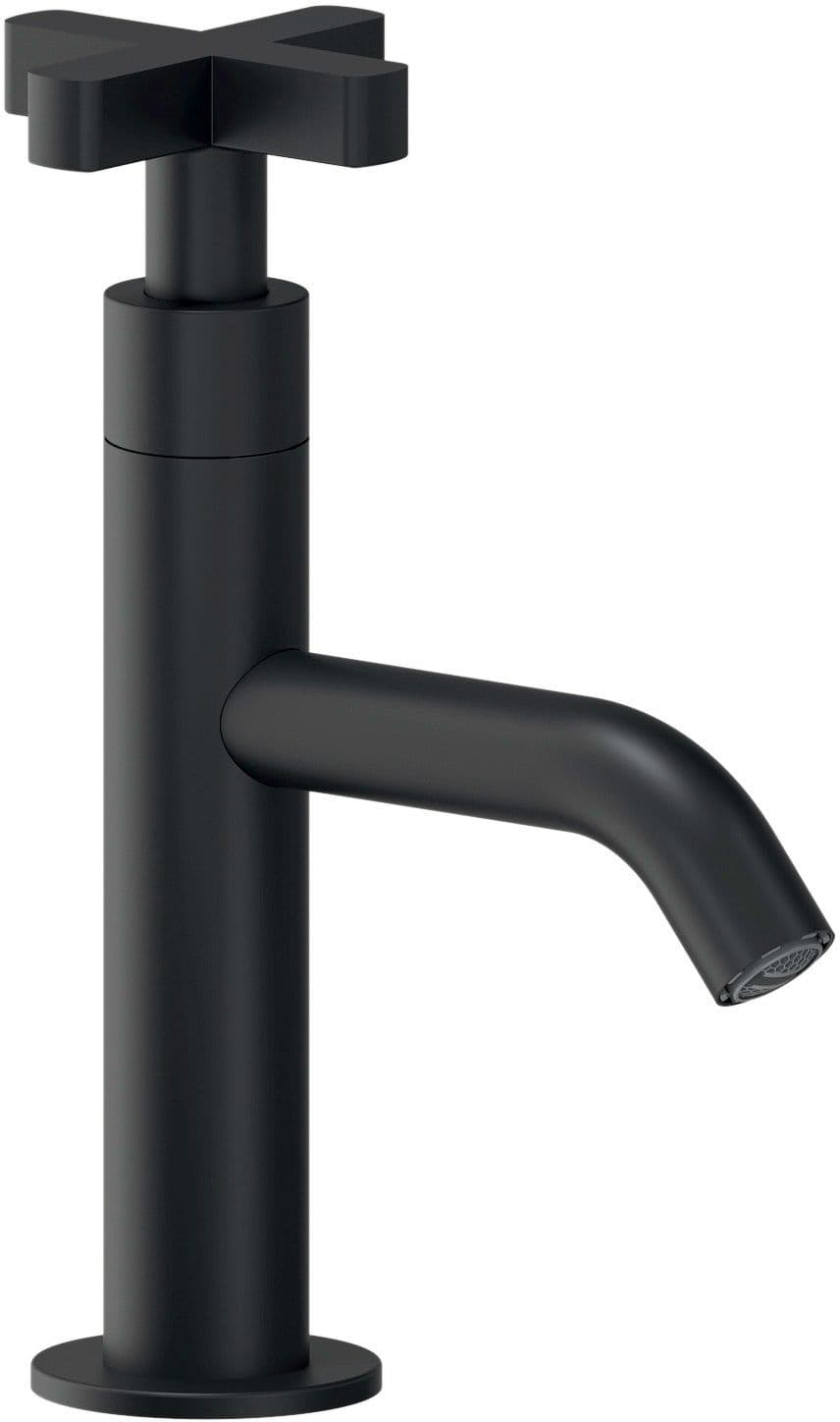 ROBINET EAU FROID LIRA NOBILI CROIX NOIR MAT vue 1