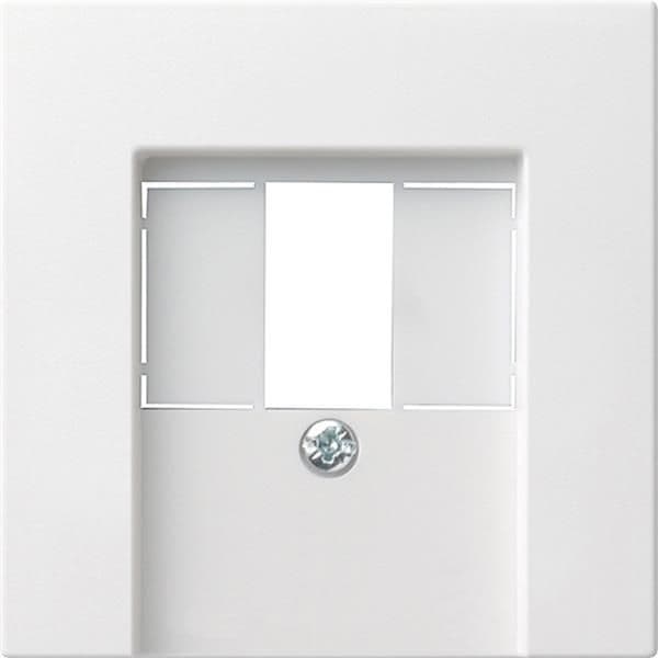 Cache pour TAE et USB Blanc brillant sans zone d'inscription vue 1