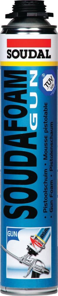 Soudal Soudafoam Gun PU cartouche aérosol monocomposant mousse à haute stabilité vue 1