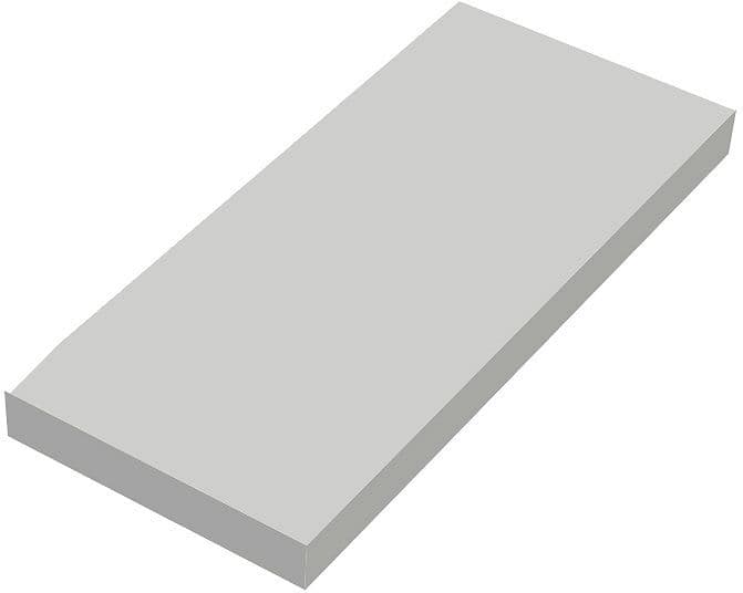TABLETTE MURALE COFFEE 150X350X19MM JUSQU'A GRIS VELOURS MAT vue 1