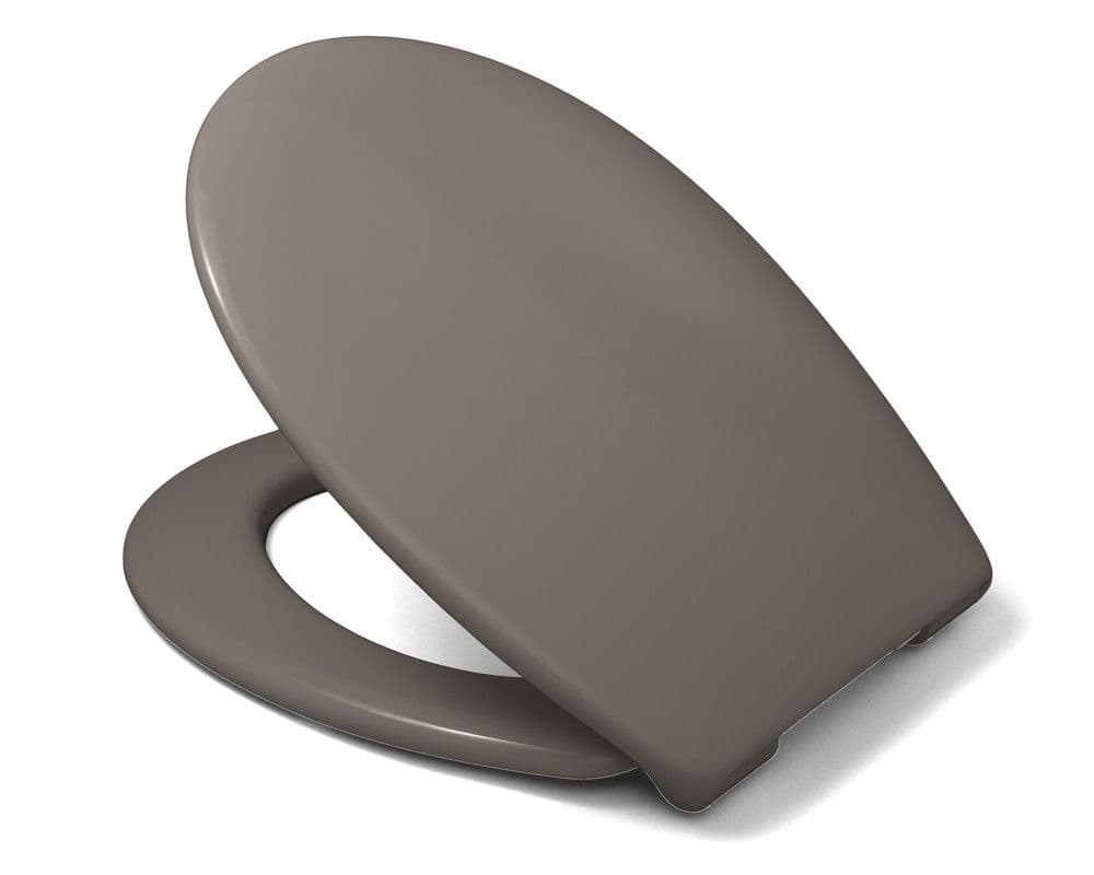 GO by Van Marcke Sana abattant softclose take-off thermoplast taupe vue 1