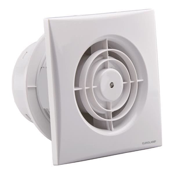 Extracteur de salle de bain extra plat 12W 130m³ / h 82 x 150mm diamètre 101mm avec clapet anti reto vue 1