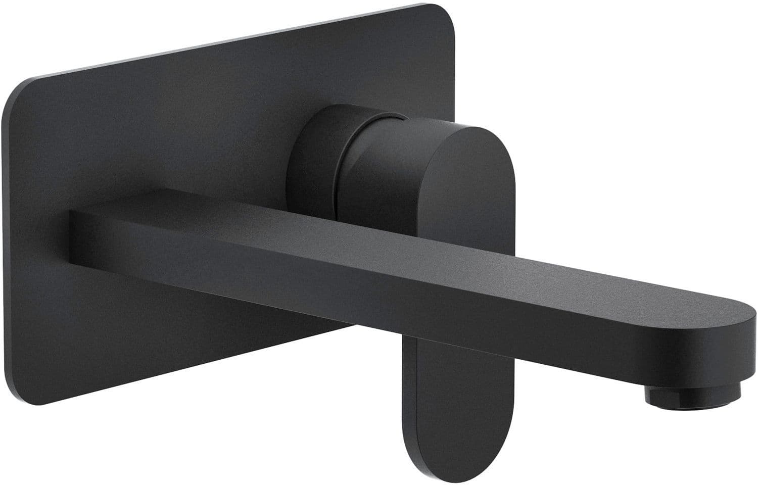 SET DE FINITION MITIGEUR LAVABO MURAL UP NOBILI 200MM NOIR MAT vue 1