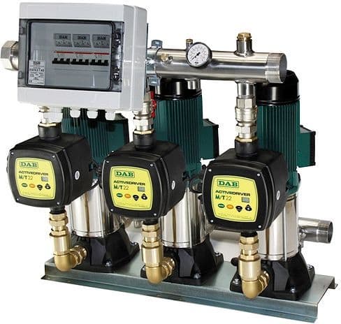 SURPRESSEUR AVEC 3 POMPES KVCX + ACTIVE DRIVER 45/80T 400V DAB vue 1