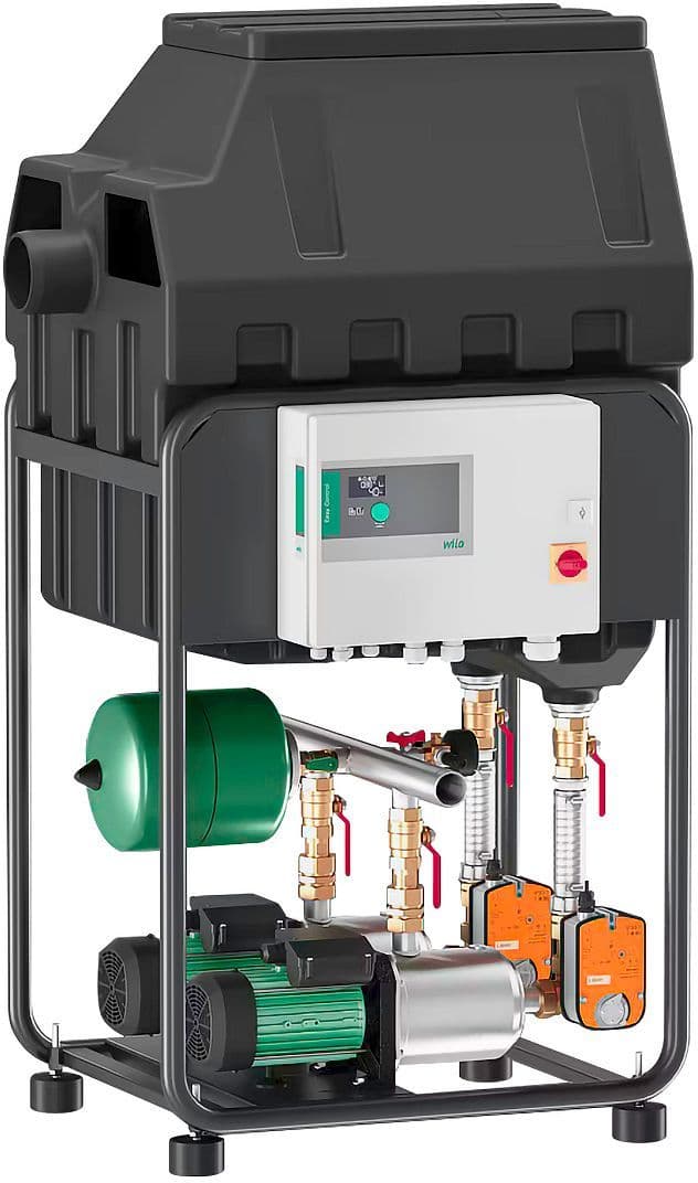 SYSTÈME DE RÉCUPÉRATION DES EAUX DE PLUIE WILO AF150LSP405/EC vue 1
