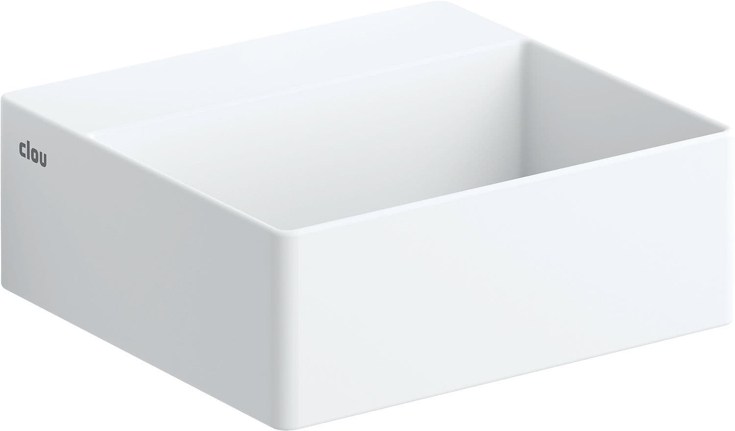 LAVE-MAINS NEW FLUSH 1 CLOU 28CM BLANC SATINE SOLIDSTONE vue 1