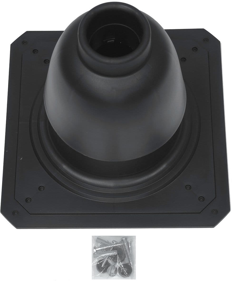 COUVRE CHEMINEE VAILLANT 80MM PP NOIR vue 1