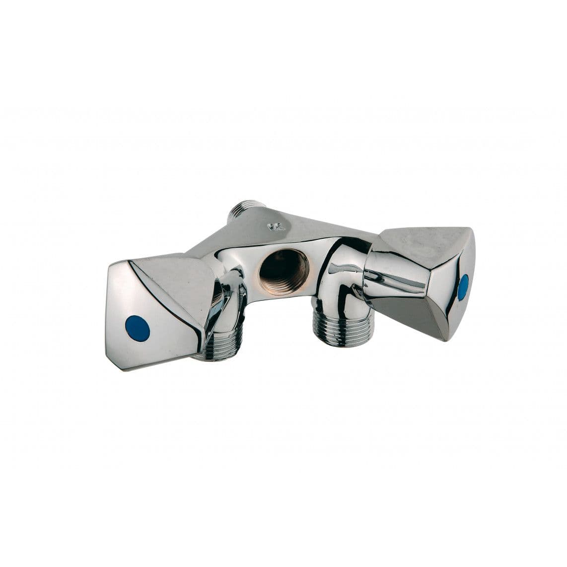 986321113 GA-Vanne murale double, 1/2" M x 3/4" M x 1/2" F, avec clapet anti-retour vue 1