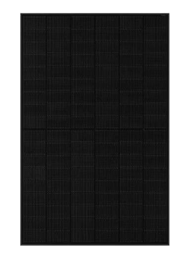 Panneau solaire Ja Solar 455W demi-coupe, double vitrage Noir intégral vue 1