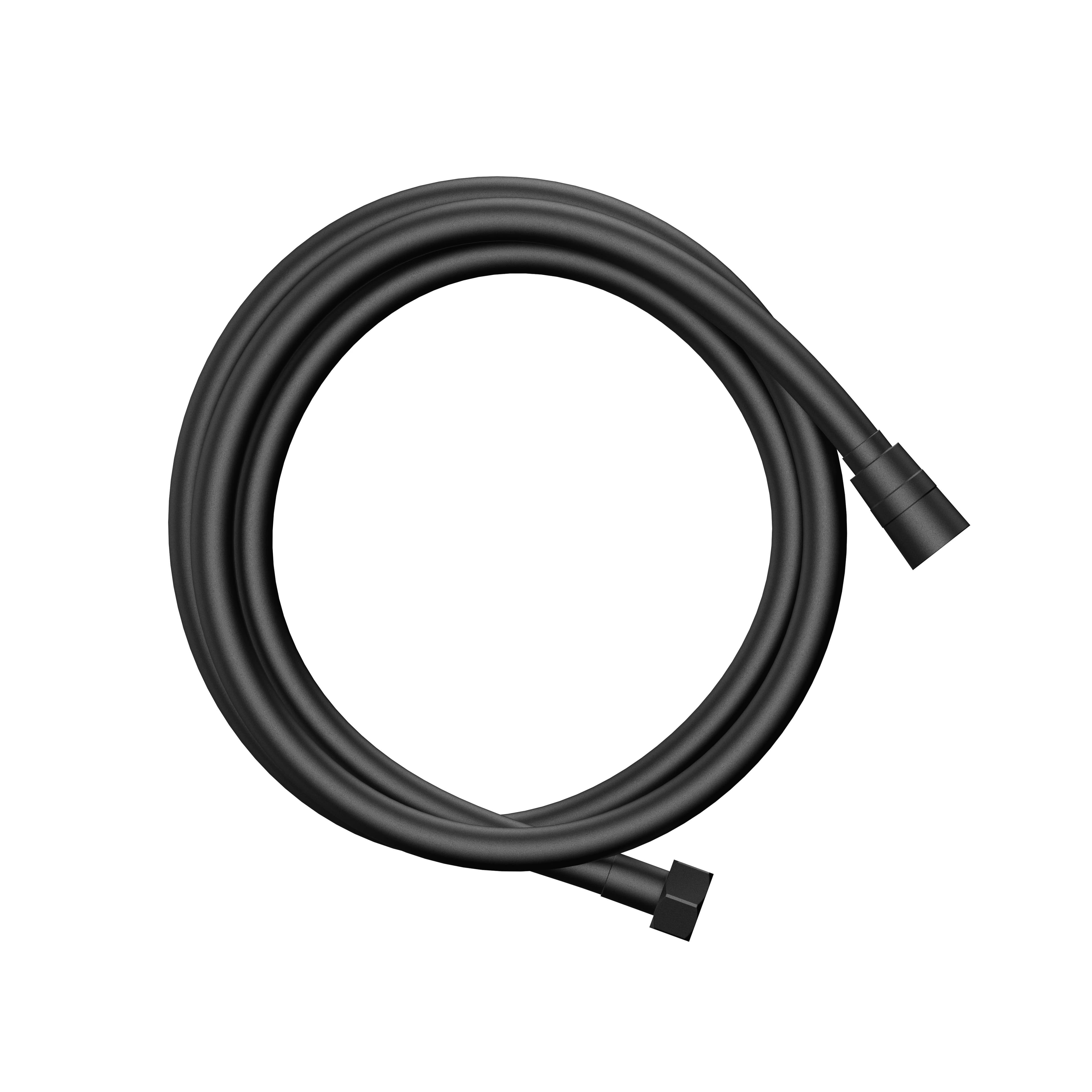 ALONI AQUAFLEX FLEXIBLE DE DOUCHE - ANTI-TORSION - SYNTHÉTIQUE - 150 CM - NOIR MAT vue 1