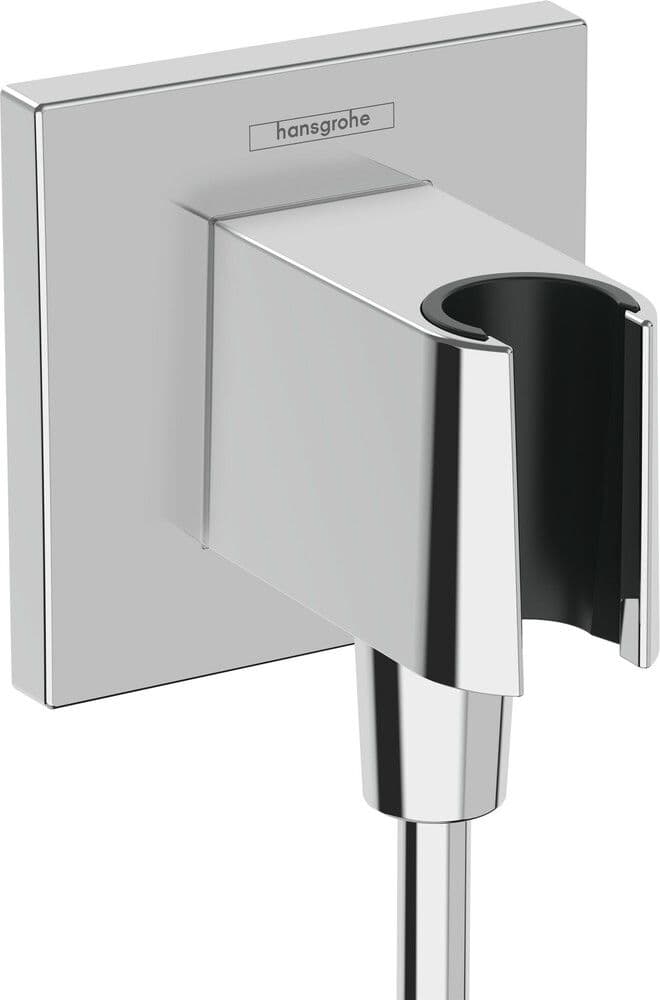 Hansgrohe FixFit Porter Square porteur douche à main chromé vue 1