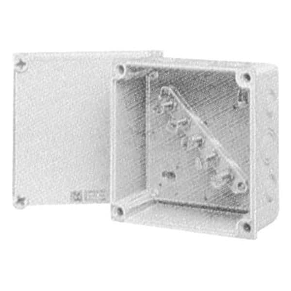 Série 55 boîte de dérivation (métrique) 16mm² avec réglette à bornes 175 x 175 x 95mm IP66 / IK07 vue 1
