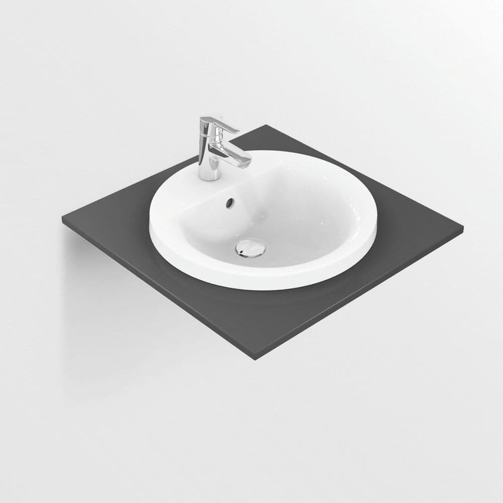 Ideal Standard Connect lavabo encastré D48 cm blanc vue 1