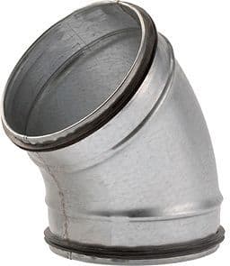 SPIRAL-D GALVA COUDE POUR VENTILATION 45° 180MM vue 1
