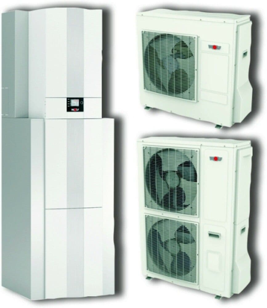 Wolf CHC-Split/200 centre pompe à chaleur air/eau split+ballon 10 kW vue 1