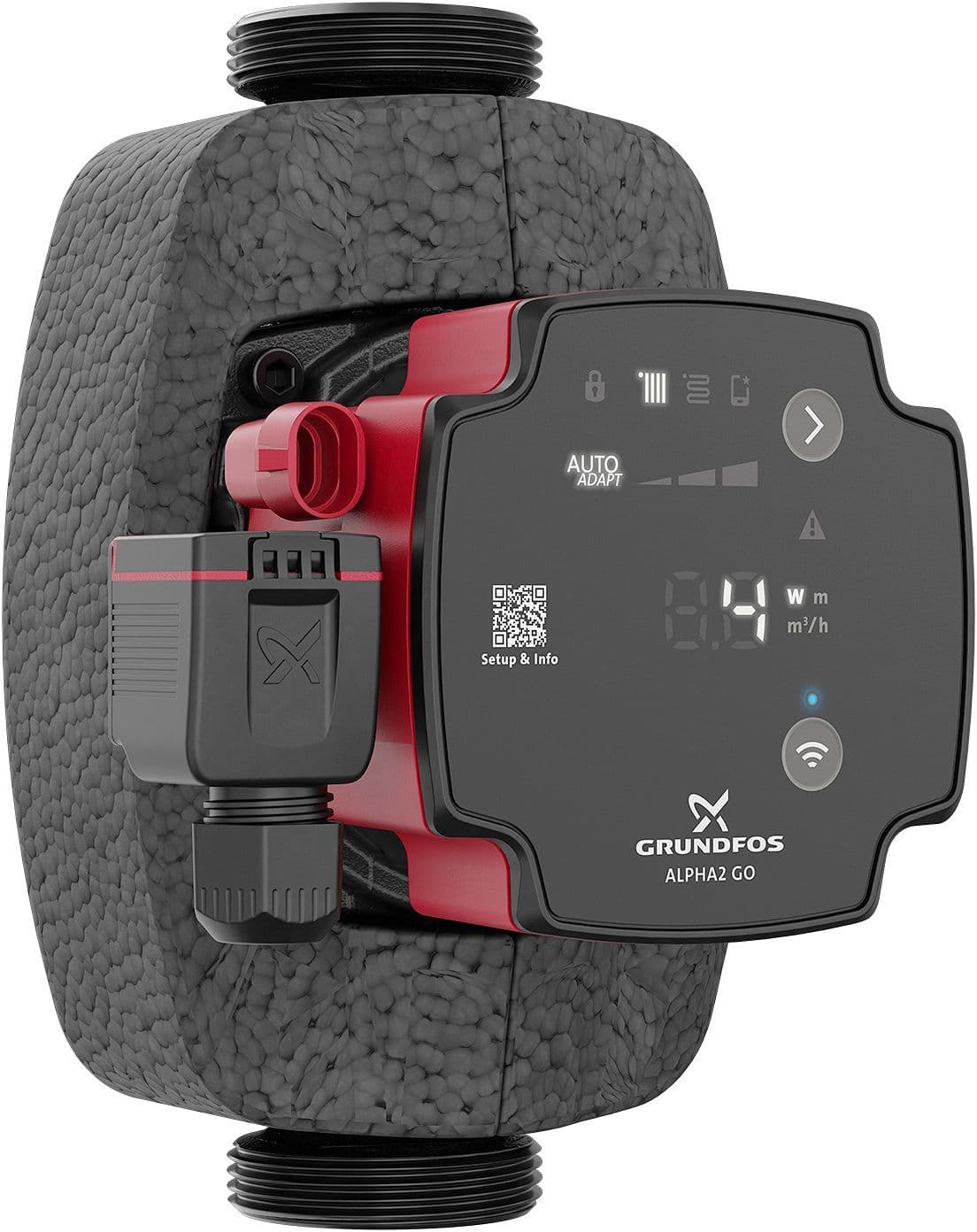 CIRCULATEUR CC ALPHA2 GO 25-60 GRUNDFOS L180 6/4" vue 1