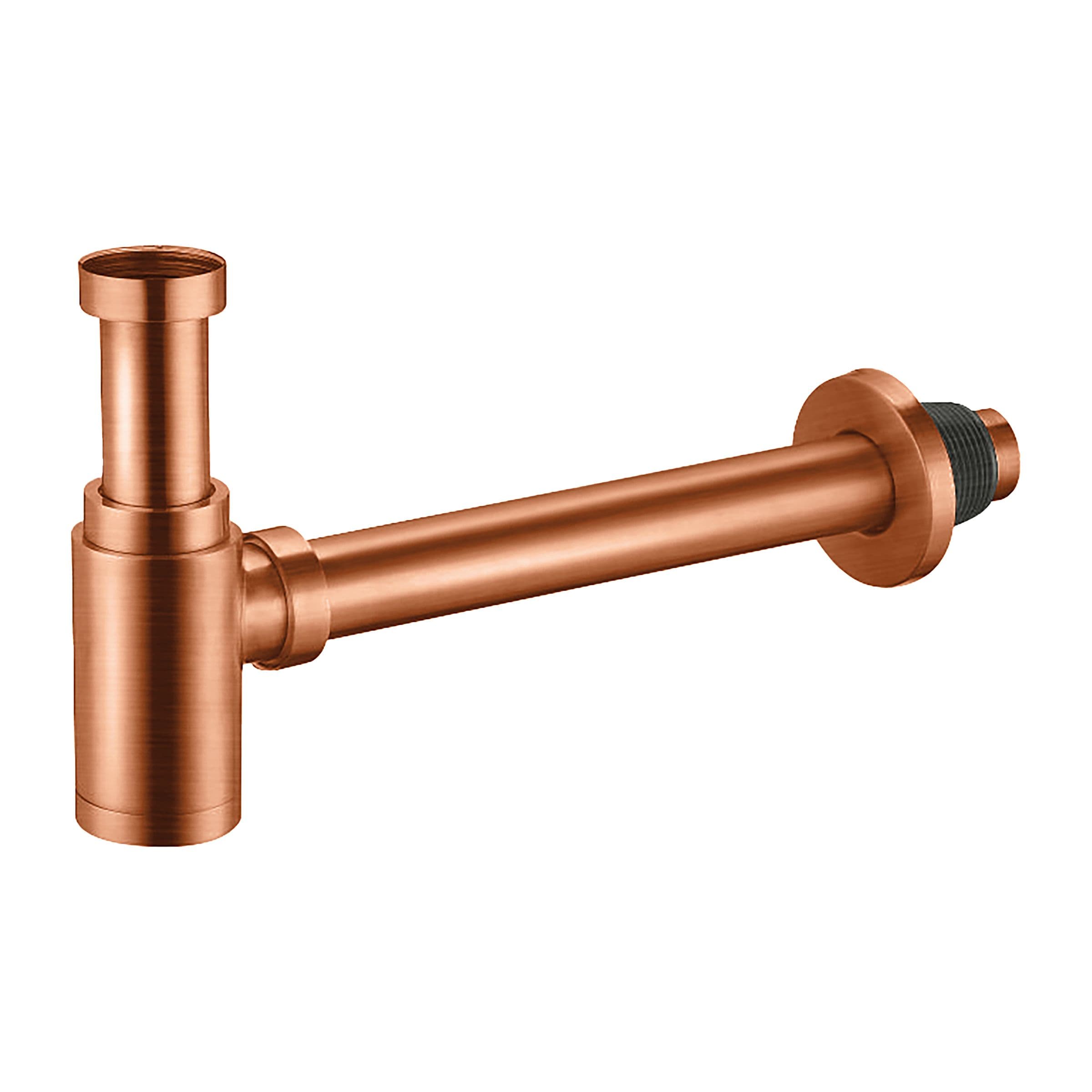 ALONI DESIGN SIPHON LAVABO EN LAITON 5/4 (33CM) - CUIVRE BROSSÉ vue 1