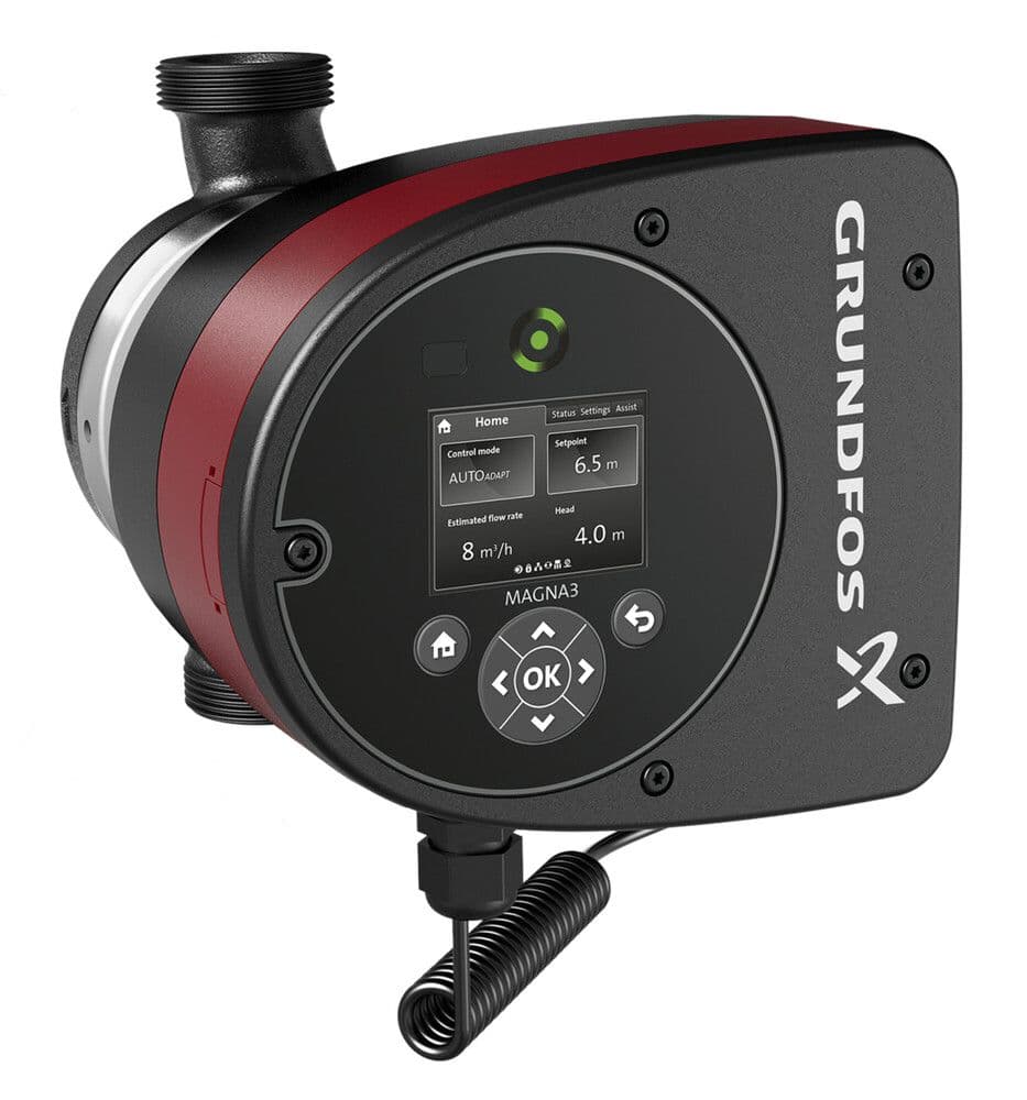 Grundfos MAGNA3 25-40 pompe de circulation 180 mm 1 x 230V PN10 vue 1