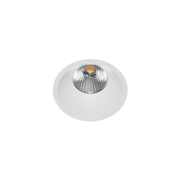 Al3012 rd out 9W 760lm 3000K 38° IP44 dimmable Blanc mat vue 1