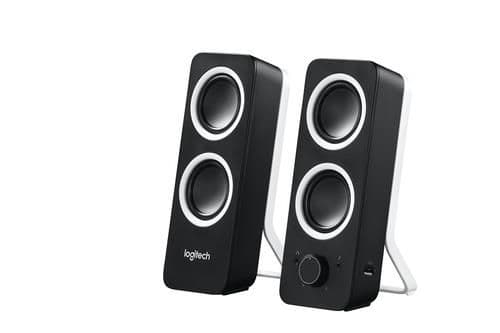 Haut - parleur Noir 2 voies, Multimedia 2.0 Logitech vue 1