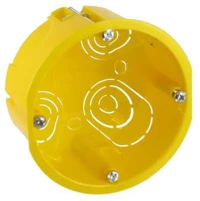 Boîte 45mm Jaune pour parois creuses vue 1