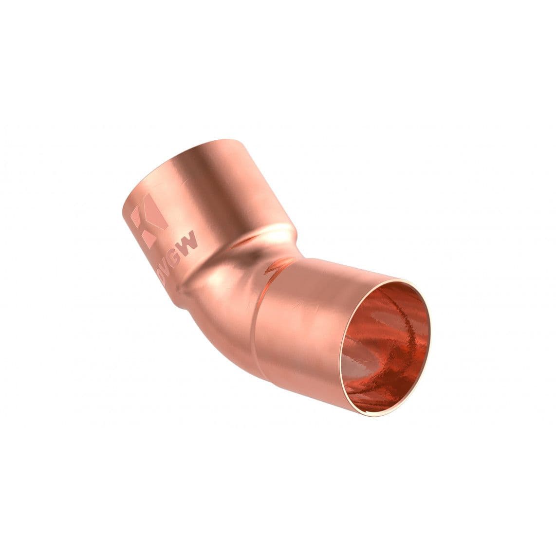989145055 CU arc 45°, vierge, 28 mm, 1 manchon (5040) vue 1