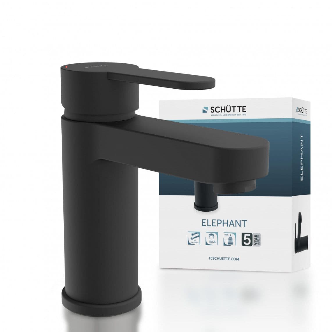 34216 ELEPHANT Mitigeur lavabo, noir mat vue 1