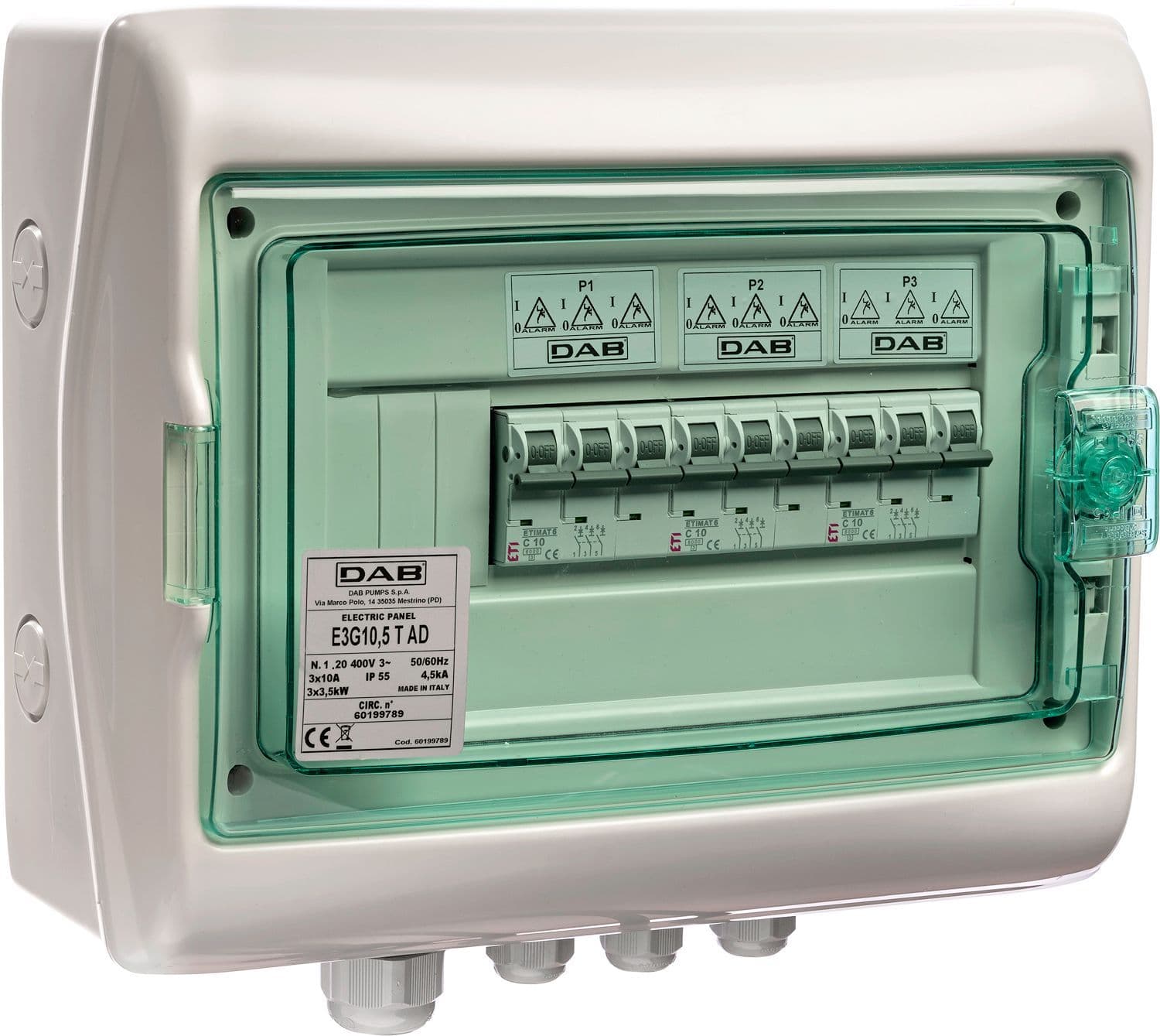BOITIER DE COMMUTATION POUR 3X ESYBOX MAX DAB 400V vue 1