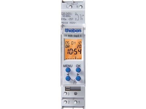 Horloge digitale 24h / 7 jours 230V 50 - 60Hz 1CO 16A vue 1