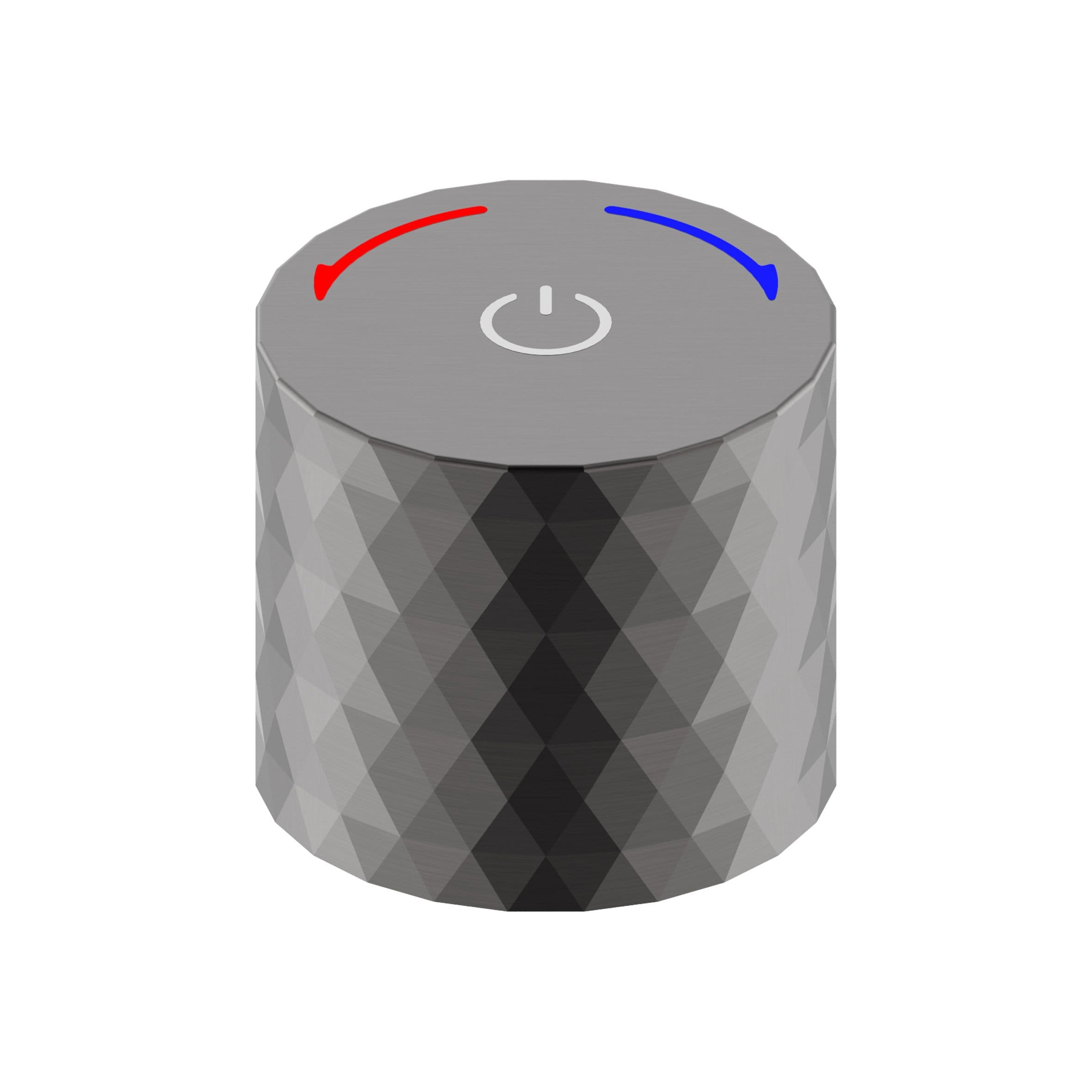 ALONI FLOW BOUTON-POUSSOIR MITIGEUR ENCASTRÉ - GUNMETAL vue 1